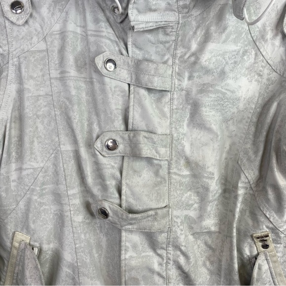 Oakley Medium Silver Reflective Ski Snowboard Regular Fit Coat - Picture 5 of 9